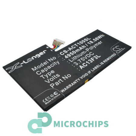 Аккумулятор для Acer Iconia Tab A1-810 4950mah