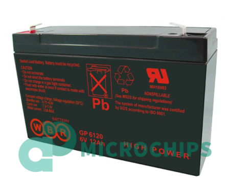 Аккумулятор WBR GP 6120 (AGM, 12Ah)