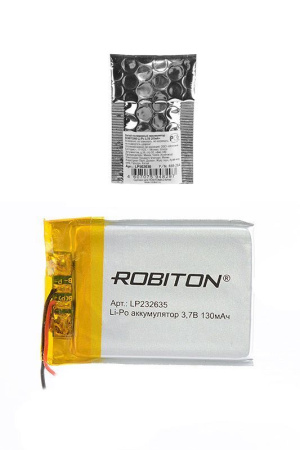 Аккумулятор Robiton 232635 (Li-Pol, 130mAh, 3.7V)