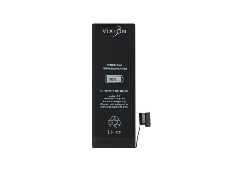 Купить Аккумулятор Vixion для Apple iPhone 5, усиленная 1800мАч Аккумулятор Vixion для Apple iPhone 5, усиленная 1800мАч