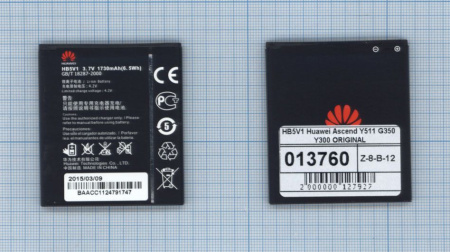 Аккумулятор HB5V1 для Huawei Ascend Y511, G350, Y300