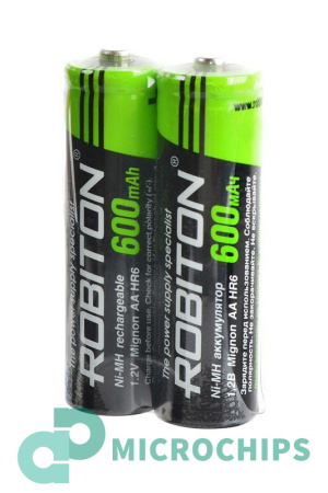 Аккумулятор Robiton AA (NiMH, 600mAh) 2S