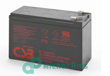 Аккумулятор CSB HR1234W F2 (AGM, 9Ah)