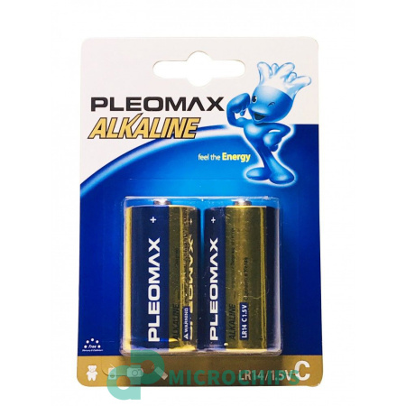 Купить Батарейка Samsung Pleomax Alkaline LR14/C 2BP Батарейка Samsung Pleomax Alkaline LR14/C 2BP