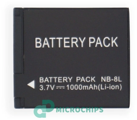 Аккумулятор NB-8L для Canon PowerShot A2200, A3000, A3100, A3150, A3200 Series