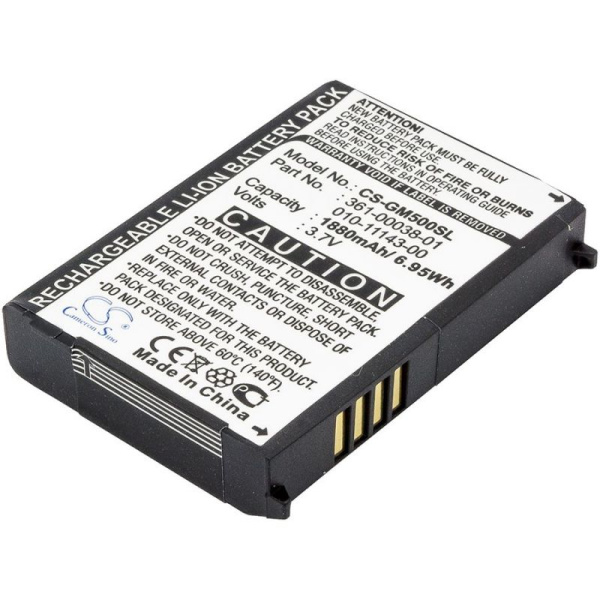 Аккумулятор для Garmin Aera 500, Nuvi 500, Zumo 220, 600 серий 1880mAh