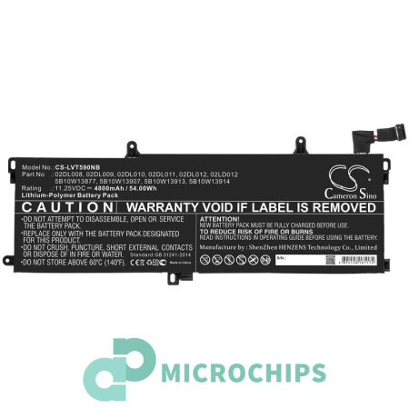 Аккумулятор для Lenovo ThinkPad T15, ThinkPad T590 серии (L18C3P71) 4800mAh