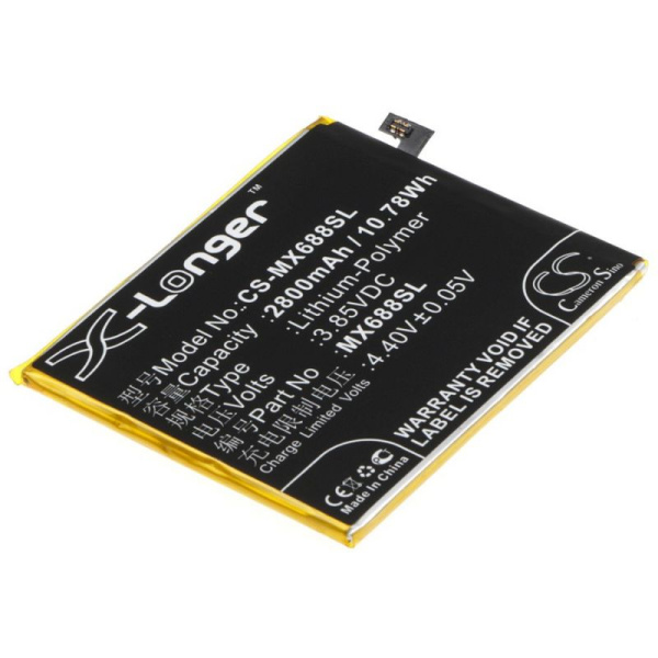 Аккумулятор для Meizu M3 2800mah