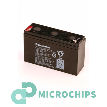 Аккумулятор Panasonic LC-R0612P (AGM, 12Ah)