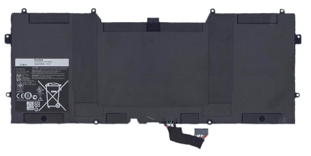 Аккумулятор (батарея) C4K9V для ноутбука Dell XPS 12 9Q33 6000mAh, 7.4V, черный (оригинал)