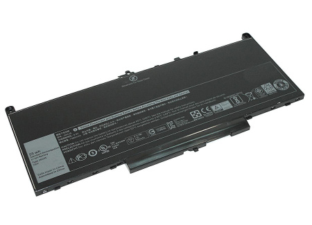 Аккумулятор (батарея) J60J5 для ноутбука Dell Latitude 12 E7270, E7470, 7.6V, 7200mAh (оригинал)