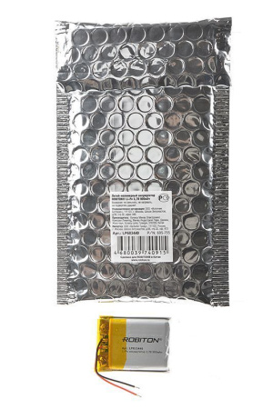 Аккумулятор Robiton 683440 (Li-Pol, 900mAh, 3.7V)