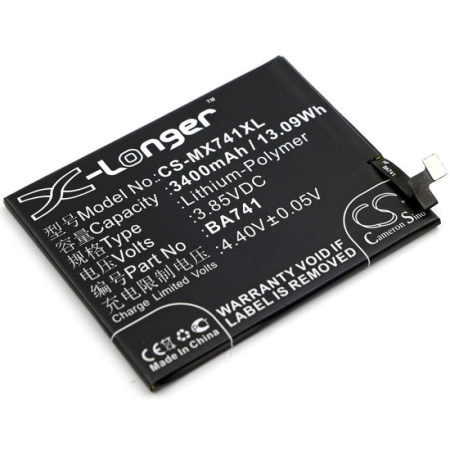 Аккумулятор для MeiZu E2, M2E, Meilan E2 3400mAh