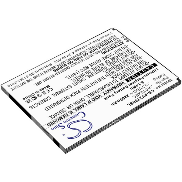 Аккумулятор для Archos 70 Xenon, 70 Xeon Color (AC70XEC) 2200mah