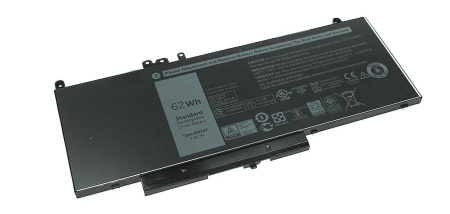 Аккумулятор (батарея) 6MT4T для ноутбука Dell Latitude E5470, E5570, 7.6B, 62Vтч (оригинал)