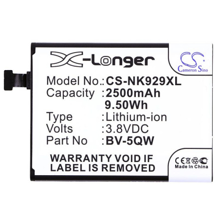 Аккумулятор для Microsoft (Nokia) Lumia 929, 930 2500mah