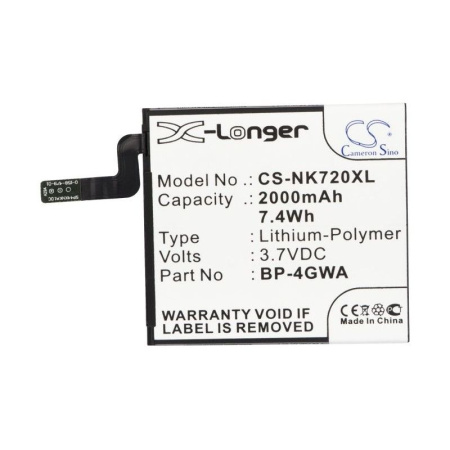 Аккумулятор для Nokia Lumia 625, 720 2000mah