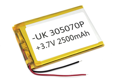 Аккумулятор OEM 305070 (Li-Pol, 2500mAh, 3.7V)