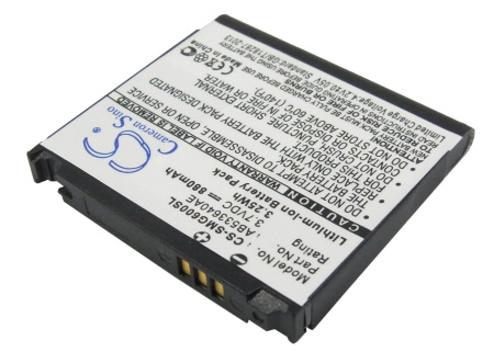 Аккумулятор CS-SMG600SL, AB533640CU, AB533640AE для Samsung SGH-F268, SGH-F330, SGH-F338, 3.7В, 880мАч