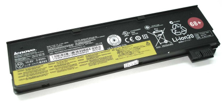 Аккумулятор (батарея) для ноутбука Lenovo ThinkPad x240/250 (0C52862 68+) 48Vтч, 10.8V, 4444mAh (оригинал)