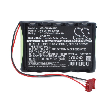 Аккумулятор для CAS Medical 940X Monitor, NIBP 730 3800mAh