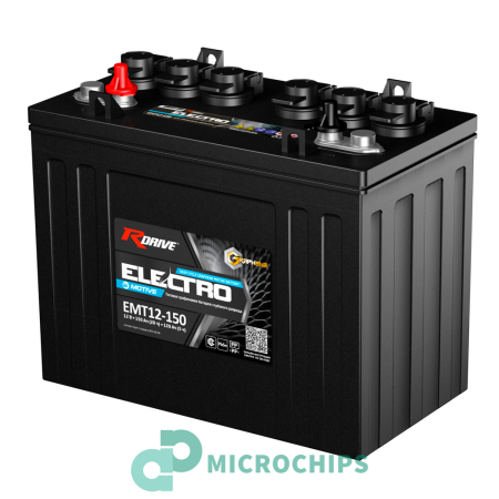 Тяговый аккумулятор RDrive Electro Motive EMT12-150 (AGM, 150Ah, 12V)