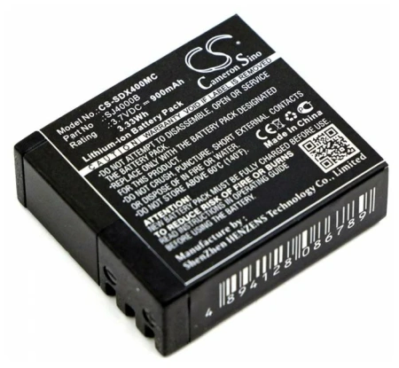 Аккумулятор для фотоаппарата SJCAM DX 288812, DX 288813, SJ4000, Sports Cam A8, W7