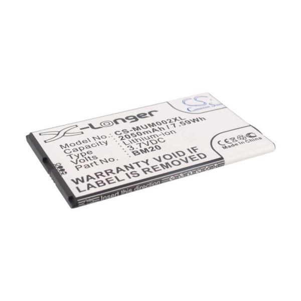 Аккумулятор для Xiaomi Mi2, Mi2s (BM20) 2050mah