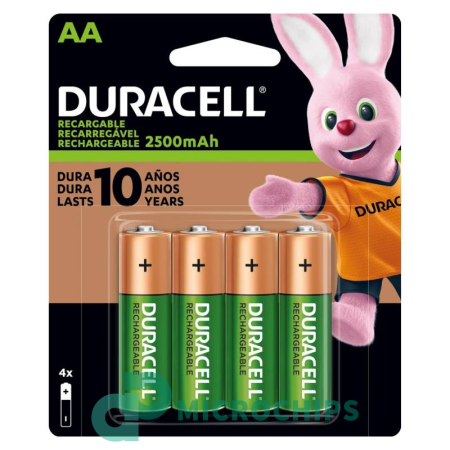 Аккумулятор Duracell АА (NiMH, 2500mAh) 4BP Аккумулятор Duracell АА (NiMH, 2500mAh) 4BP