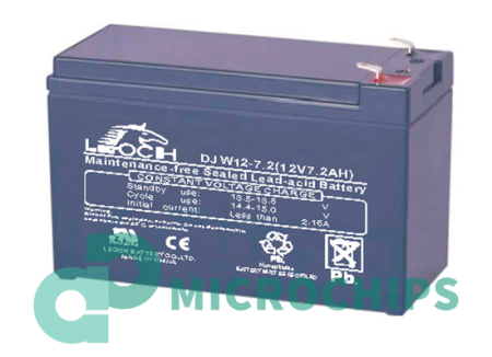 Аккумулятор Leoch DJW 12-7.2 (AGM, 7.2Ah)