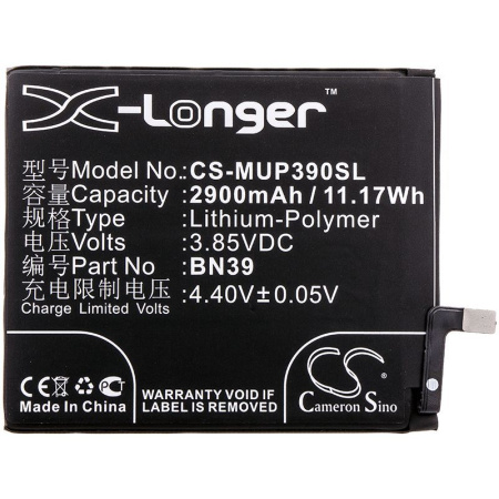 Аккумулятор для Xiaomi Mi Play (BN39) 2900mAh