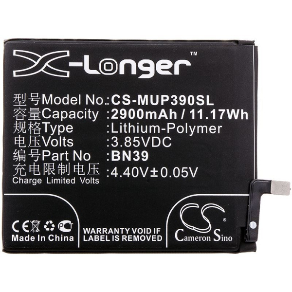 Купить Аккумулятор для Xiaomi Mi Play (BN39) 2900mAh Аккумулятор для Xiaomi Mi Play (BN39) 2900mAh