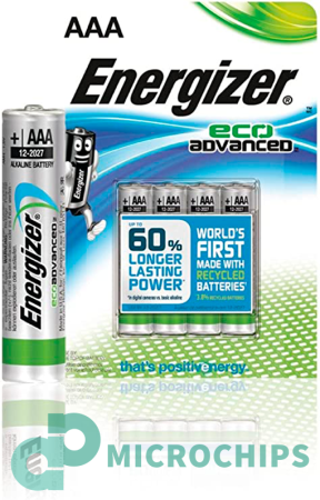 Батарейка Energizer ECO Advanced LR03/AAA 4BP