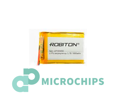 Аккумулятор Robiton 103450 (Li-Pol, 1800mAh, 3.7V) Аккумулятор Robiton 103450 (Li-Pol, 1800mAh, 3.7V)