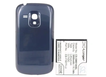 Аккумулятор для Samsung Galaxy S3 Mini (EB-F1M7FLU) 3000mah синий