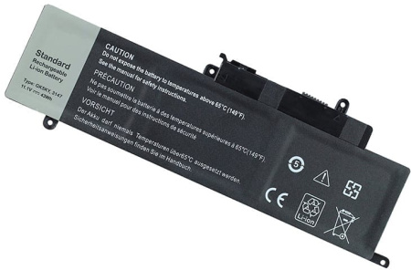 Купить Аккумулятор для ноутбуков Dell Inspiron 11-3147, 13-7347 3900mAh Аккумулятор для ноутбуков Dell Inspiron 11-3147, 13-7347 3900mAh