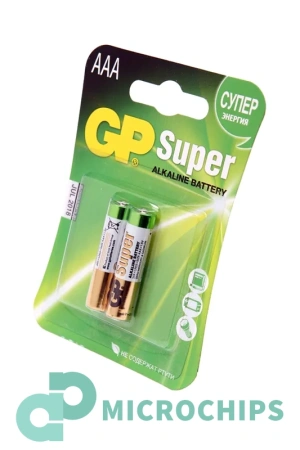 Купить Батарейка GP Super LR03/AAA 2BP Батарейка GP Super LR03/AAA 2BP