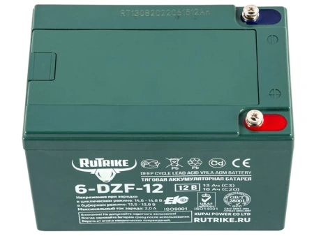 Купить Тяговый аккумулятор RuTrike 6-DZF-12 (GEL, 13Ah, 12V) Тяговый аккумулятор RuTrike 6-DZF-12 (GEL, 13Ah, 12V)