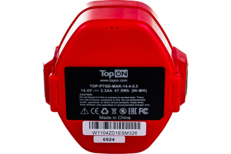 Аккумулятор TopOn TOP-PTGD-MAK-14.4-3.3 (NiMH, 3300mAh, 14.4V)