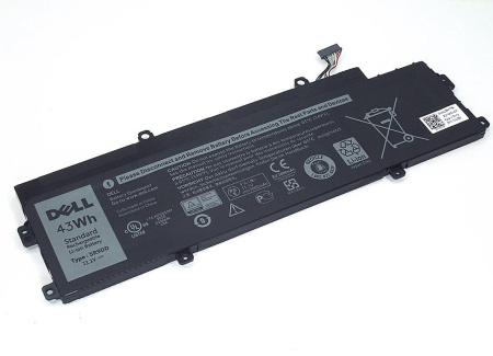 Аккумулятор (батарея) 5R9DD для ноутбука Dell ChromeBook 11 3120, 11.1V, 43Wh, 3800mAh (оригинал)