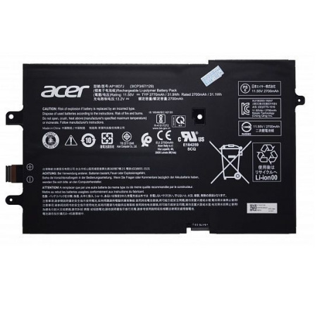 Аккумулятор (батарея) AP18D7J для ноутбука Acer Swift7 SF714-52T, 31.9Vт, 2770mAh, 11.55V