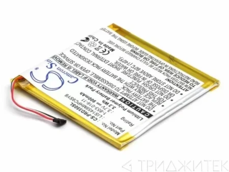 Купить Аккумуляторная батарея CS-PRD350SL (LIS1459MHPC9SY6) для Sony PRS-350, Li-pol, 3.7 В, 900 мАч Аккумуляторная батарея CS-PRD350SL (LIS1459MHPC9SY6) для Sony PRS-350, Li-pol, 3.7 В, 900 мАч