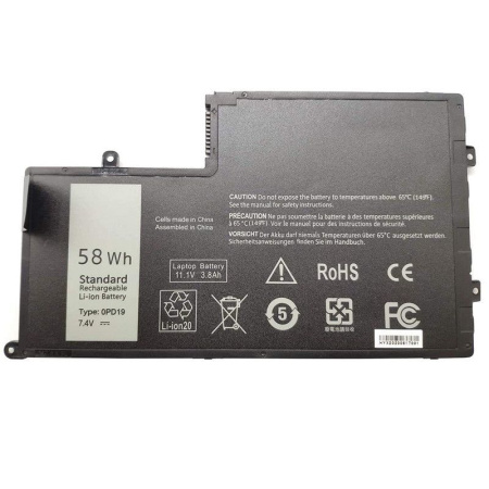 Аккумулятор (батарея) 0PD19 для ноутбука Dell Inspiron 15-5000, 15-5445, 15-5447, 15-5448, 7600mAh, 7.4B (оригинал)