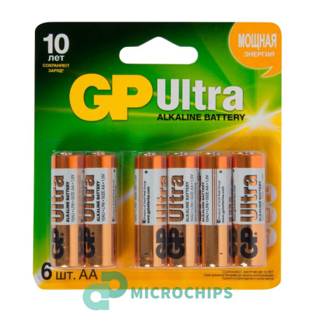 Батарейка GP Ultra LR6/AA 6BP