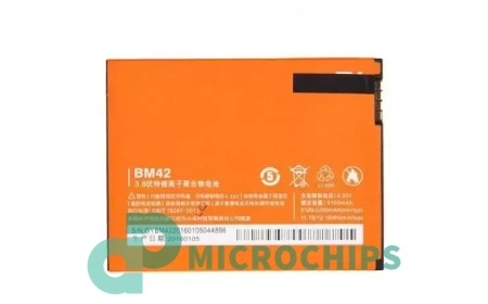 Аккумулятор BM42 для Xiaomi Redmi Note, 3.8В, 3100мАч