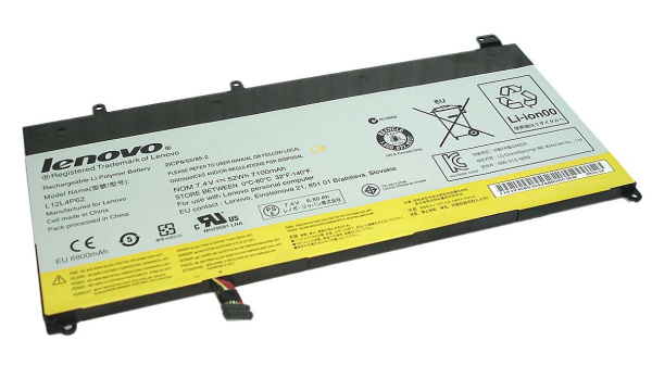 Аккумулятор (батарея) для ноутбука Lenovo IdeaPad U430p, U530 (L12L4P62) 7100mAh, 7.4V (оригинал)