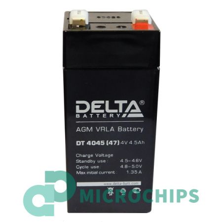 Аккумулятор Delta DT 4045 (47) (AGM, 4.5Ah)
