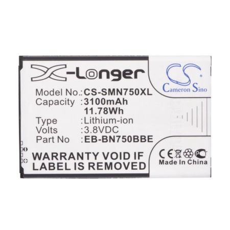 Аккумулятор для Samsung Galaxy Note 3 Neo SM-N7505 (EB-BN750BBC) 3100mah