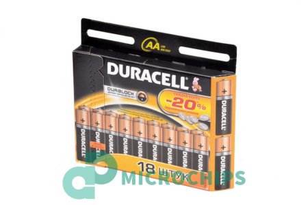 Батарейка Duracell LR6/AA (MN1500) 18BP