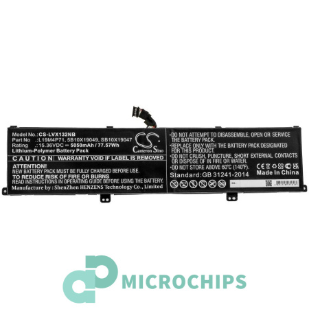 Аккумулятор для Lenovo ThinkPad X1 Extreme Gen 3 серии (L19M4P71) 5050mah